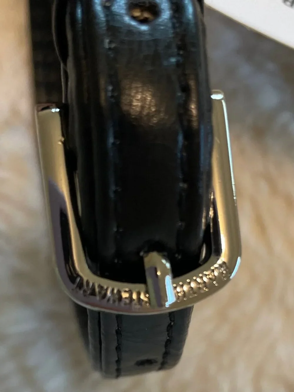 Martha Stewart Leather Buckle Dog Collar NWT